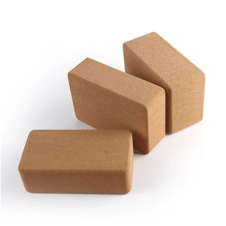 recycled cork yoga block