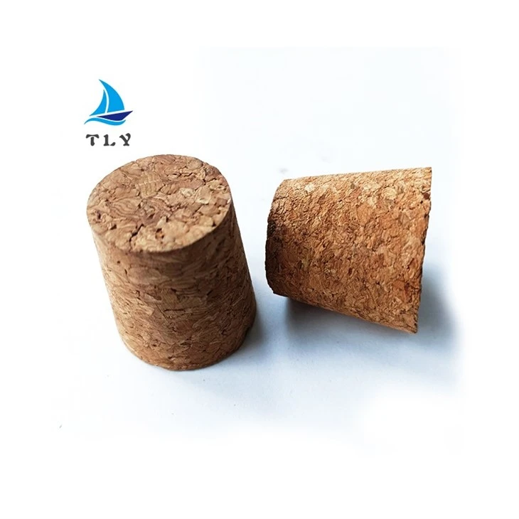 glass bottle with cork stopper